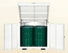 組立て式ドラム缶移動保管庫(4本収納庫)/M2641SK-4K